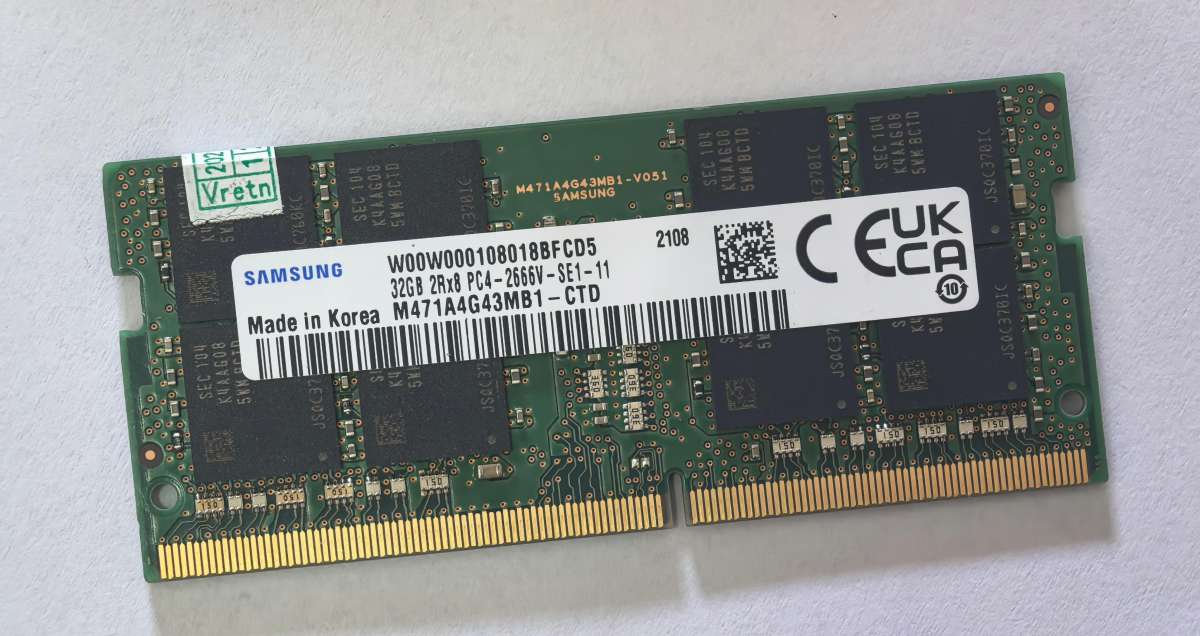 三星笔记本电脑内存条